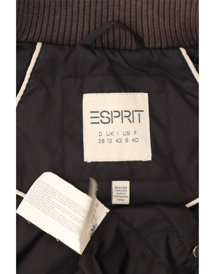 Esprit Womens Padded Gilet UK 12 Medium Black Polyester