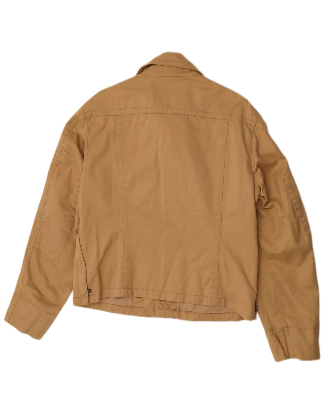 Calvin Klein Jeans Womens Utility Jacket UK 14 Large Beige Cotton