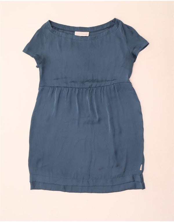 PEUTEREY Womens Sheath Dress IT 46 Large Blue Polyester