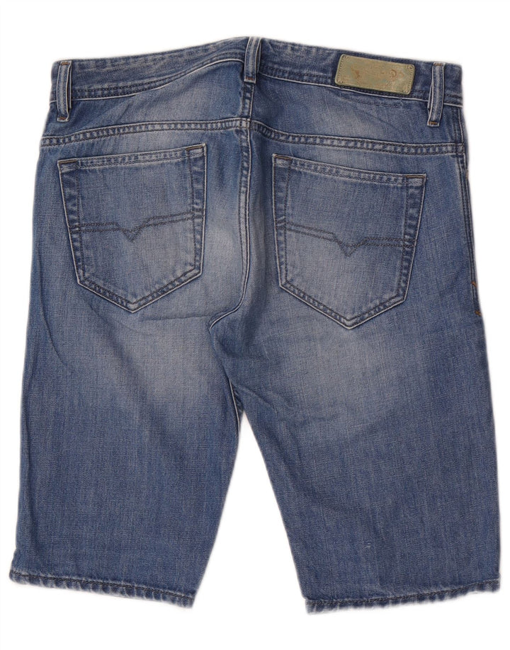Diesel Mens Denim Shorts W29 Medium Blue Cotton