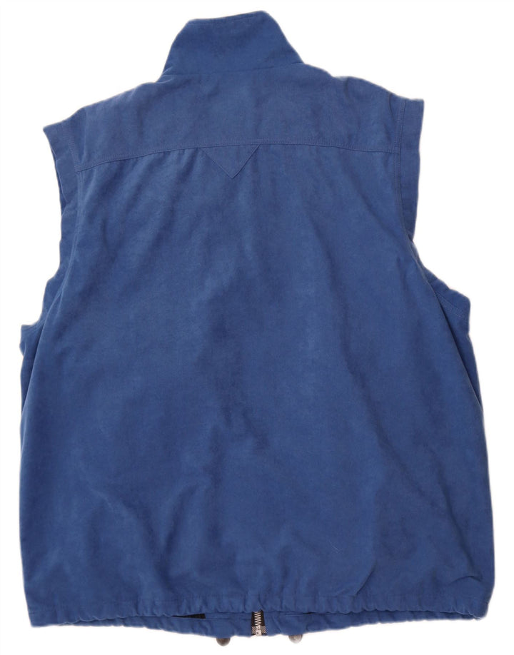 Greenstone Park Mens Utility Gilet UK 42 XL Blue