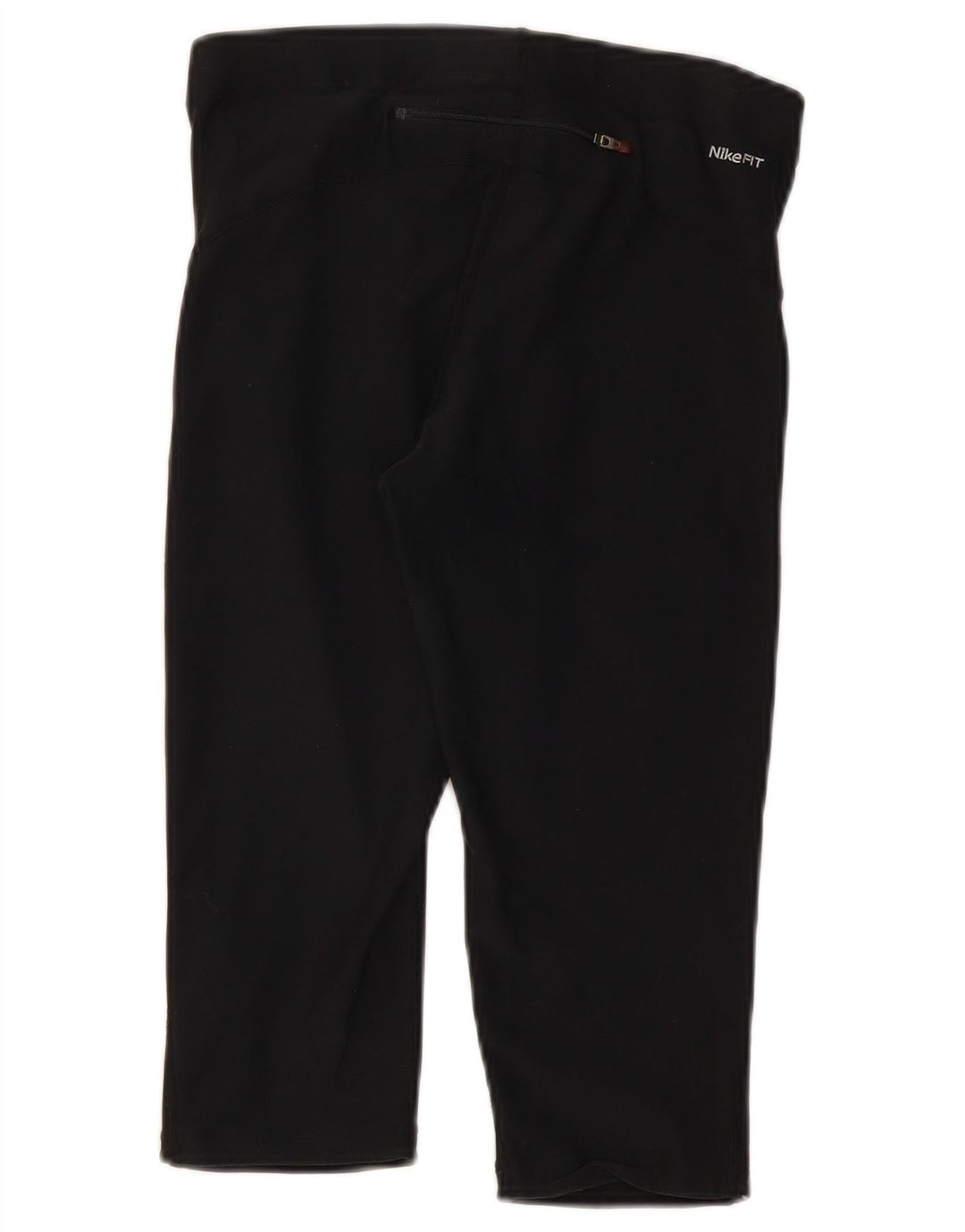 Nike Womens Capri Leggings UK 10/12 Medium Black Polyester