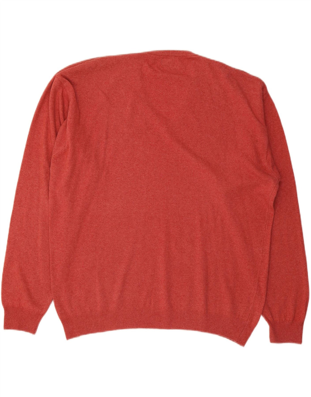 C.P. COMPANY Mens V-Neck Jumper Sweater 2XL Red Cotton