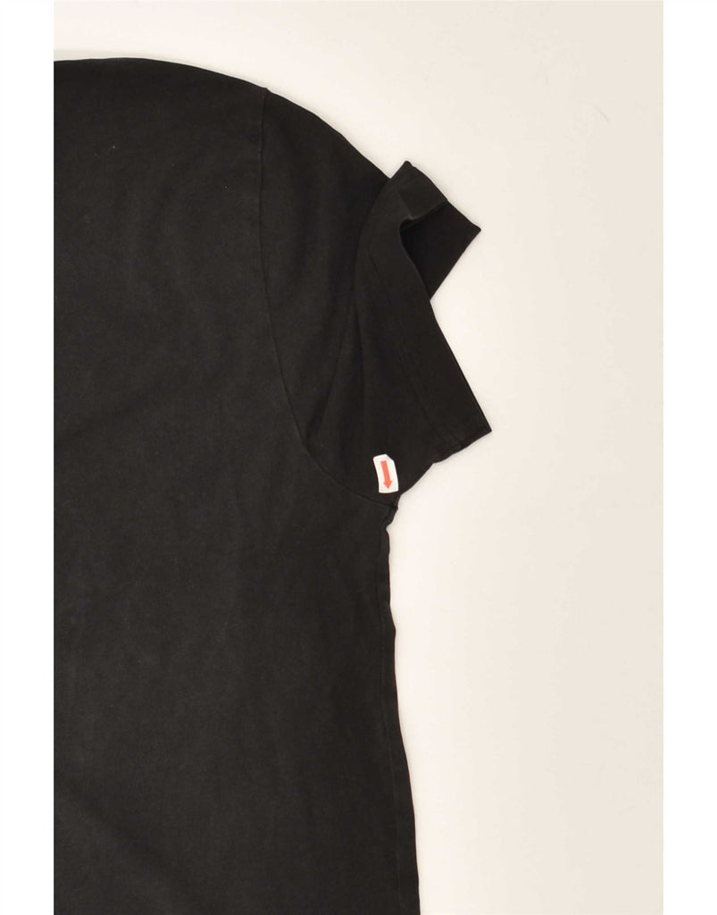 TOMMY HILFIGER Mens Slim T-Shirt Top 2XL Black Vintage Tommy Hilfiger and Second-Hand Tommy Hilfiger from Messina Hembry 