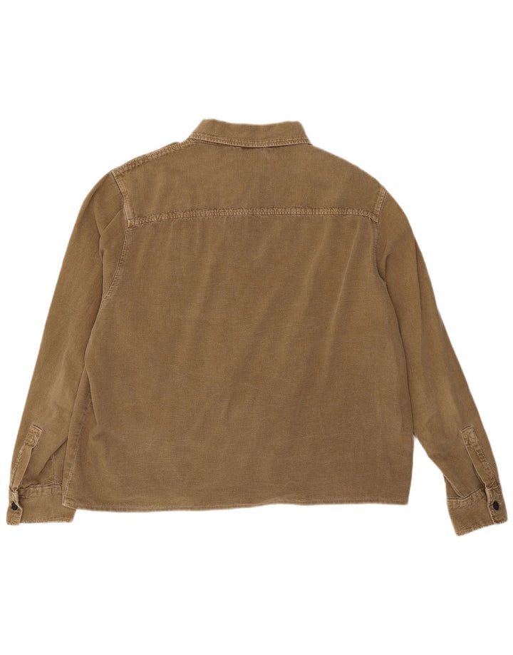 Zara Mens Shirt XL Brown