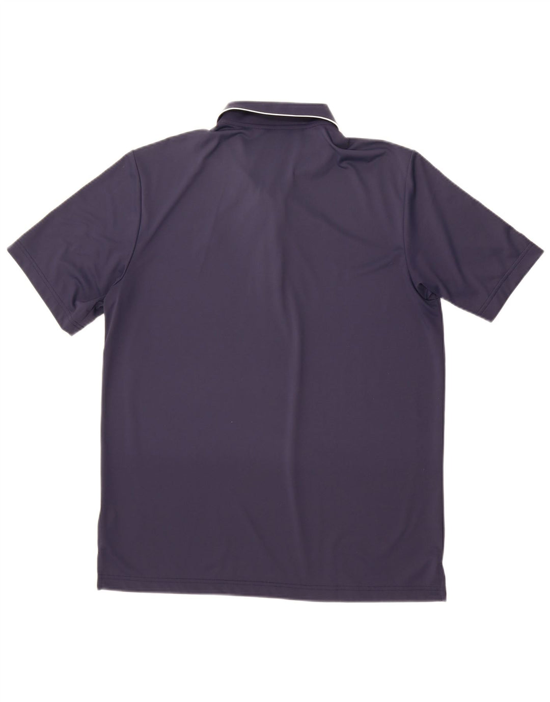 Adidas Mens Polo Shirt Medium Navy Blue Polyester
