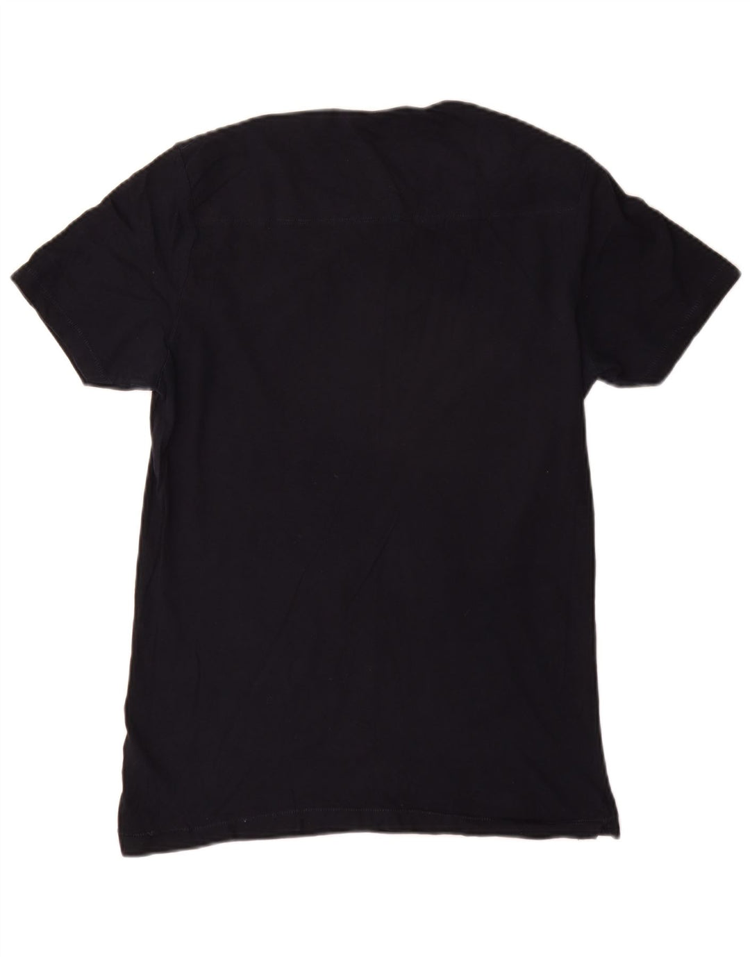 French Connection Mens T-Shirt Top Medium Navy Blue Cotton