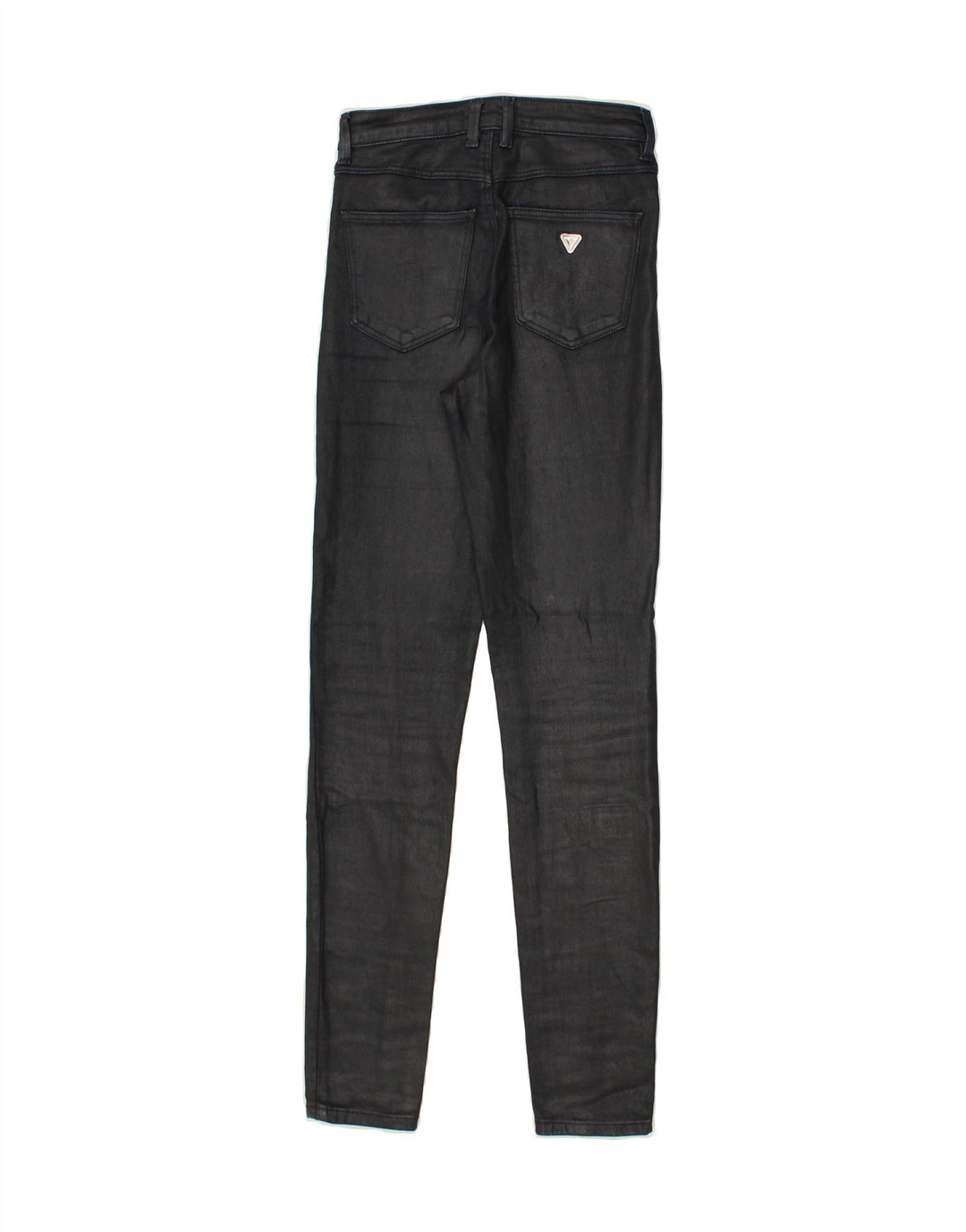 GUESS Womens Skinny Jeans W24 L30 Black Cotton Vintage Guess and Second-Hand Guess from Messina Hembry 