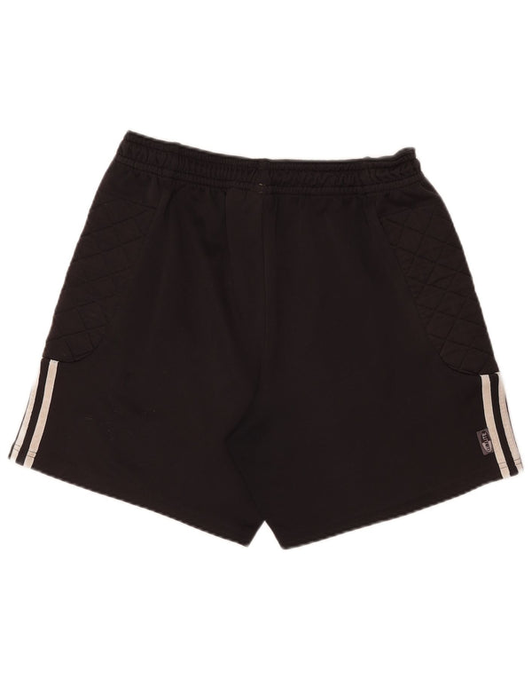Adidas Mens Climalite Sport Shorts Medium Black Striped Polyester