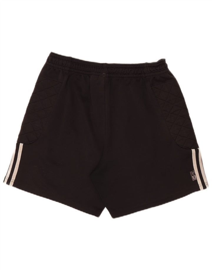 Adidas Mens Climalite Sport Shorts Medium Black Striped Polyester