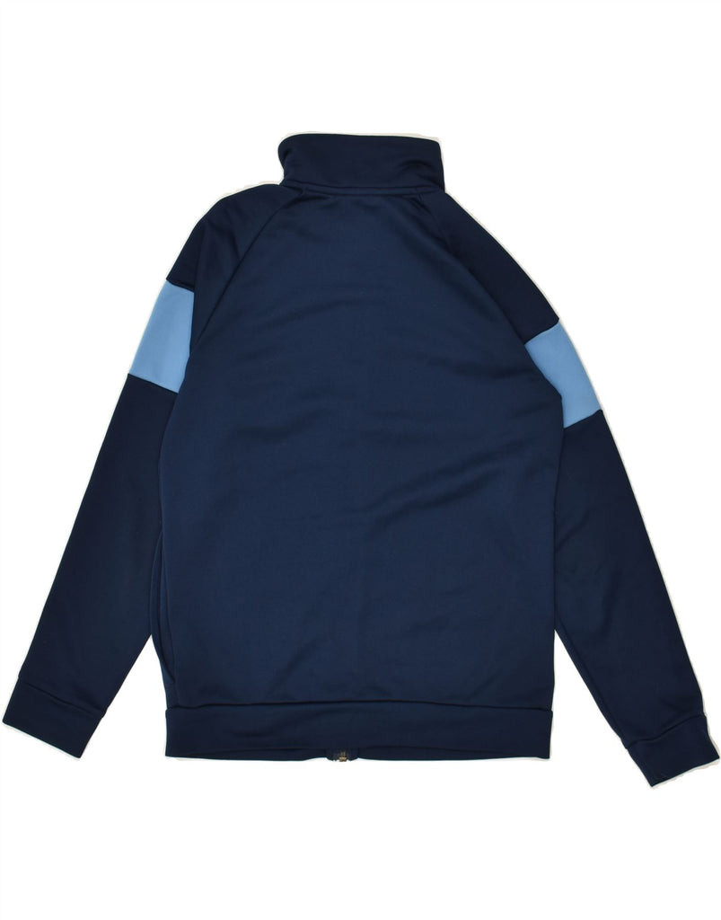 ADIDAS Boys Graphic Tracksuit Top Jacket 11-12 Years Navy Blue Colourblock | Vintage Adidas | Thrift | Second-Hand Adidas | Used Clothing | Messina Hembry 