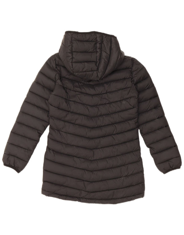 Berghaus Girls Hooded Padded Jacket 9-10 Years Black Polyester