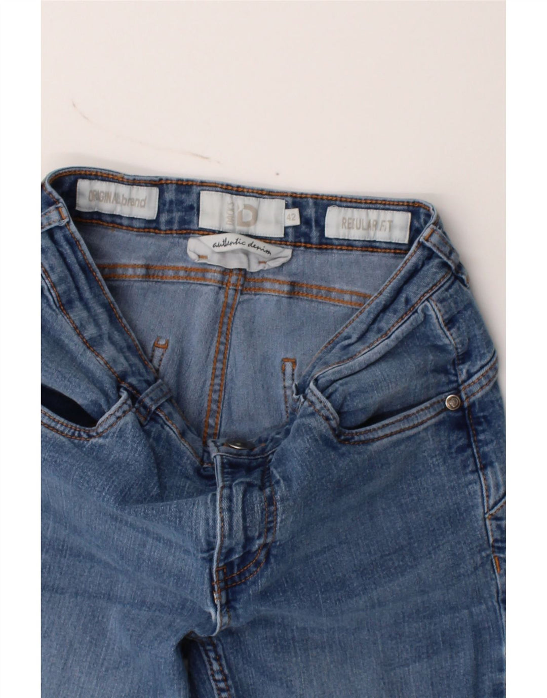 DACK'S Womens Regular Fit Skinny Jeans IT 42 Medium W30 L30 Blue Cotton Vintage Dack's and Second-Hand Dack's from Messina Hembry 
