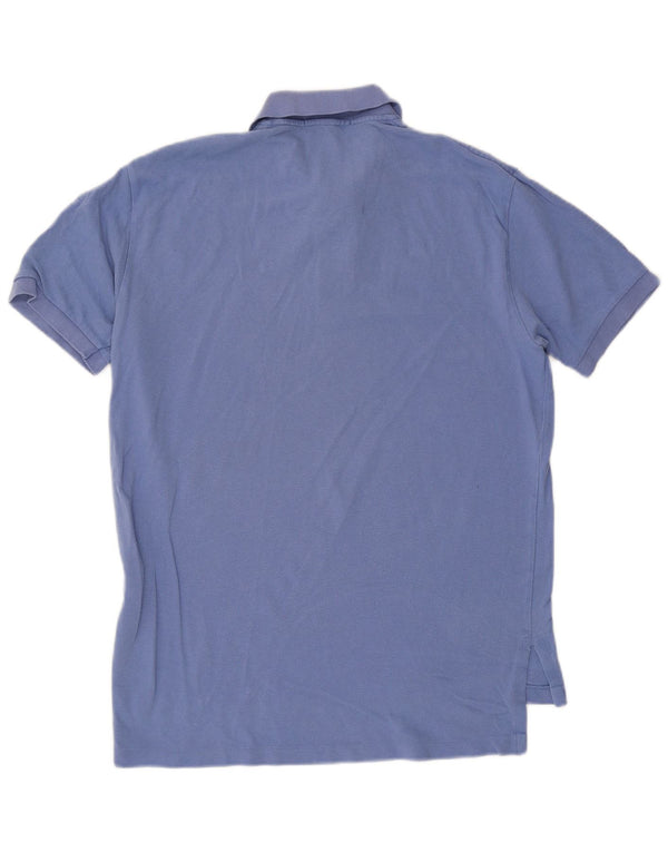 Polo Ralph Lauren Mens Polo Shirt Medium Blue Cotton