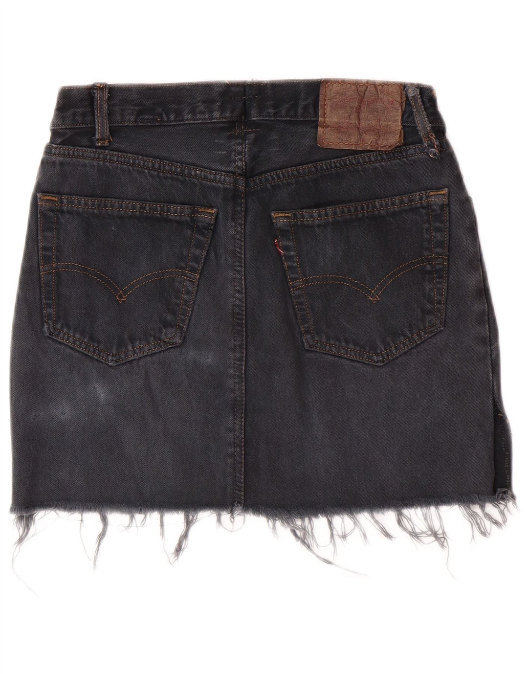 LEVI'S Womens Denim Skirt W28 Medium Grey