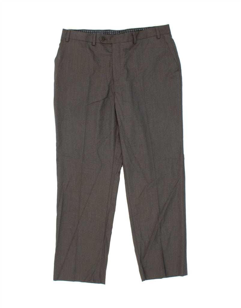 MICHAEL KORS Mens Slim Suit Trousers W36 L29 Grey Polyester Vintage Michael Kors and Second-Hand Michael Kors from Messina Hembry 