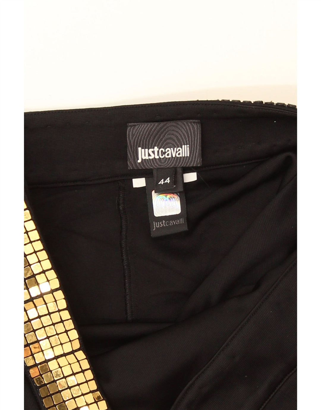 Just Cavalli Womens Sleeveless Cutout Maxi Dress IT 44 Medium Black