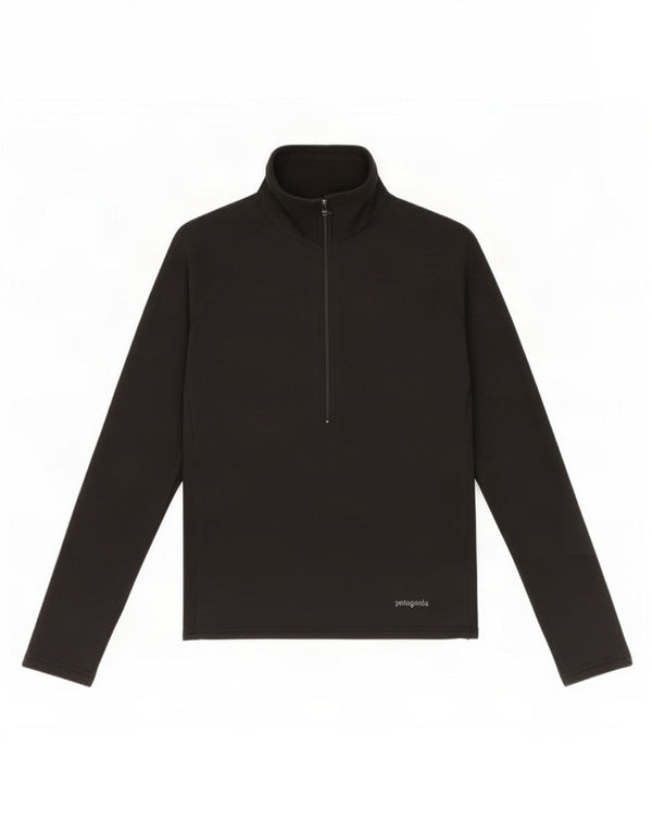 Patagonia Womens Zip Neck Pullover Tracksuit Top UK 10 Small Black