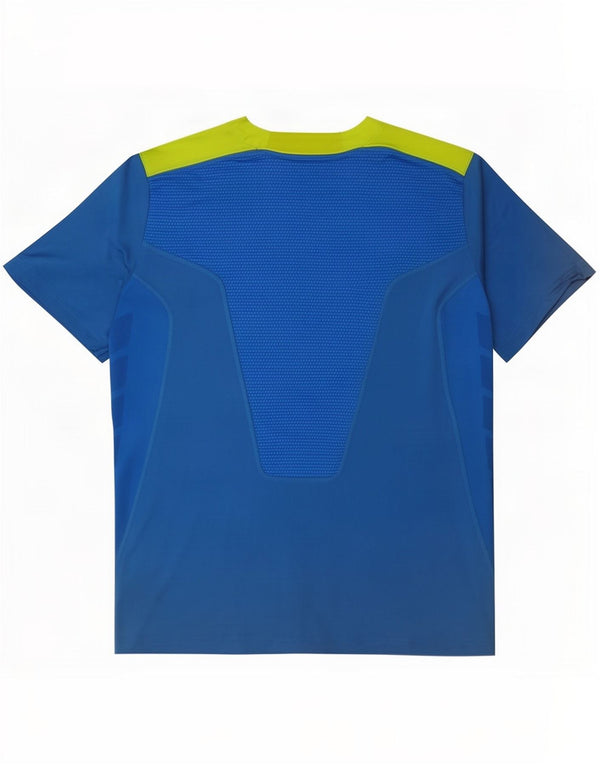 Adidas Mens Climacool T-Shirt Top Medium Blue Colourblock
