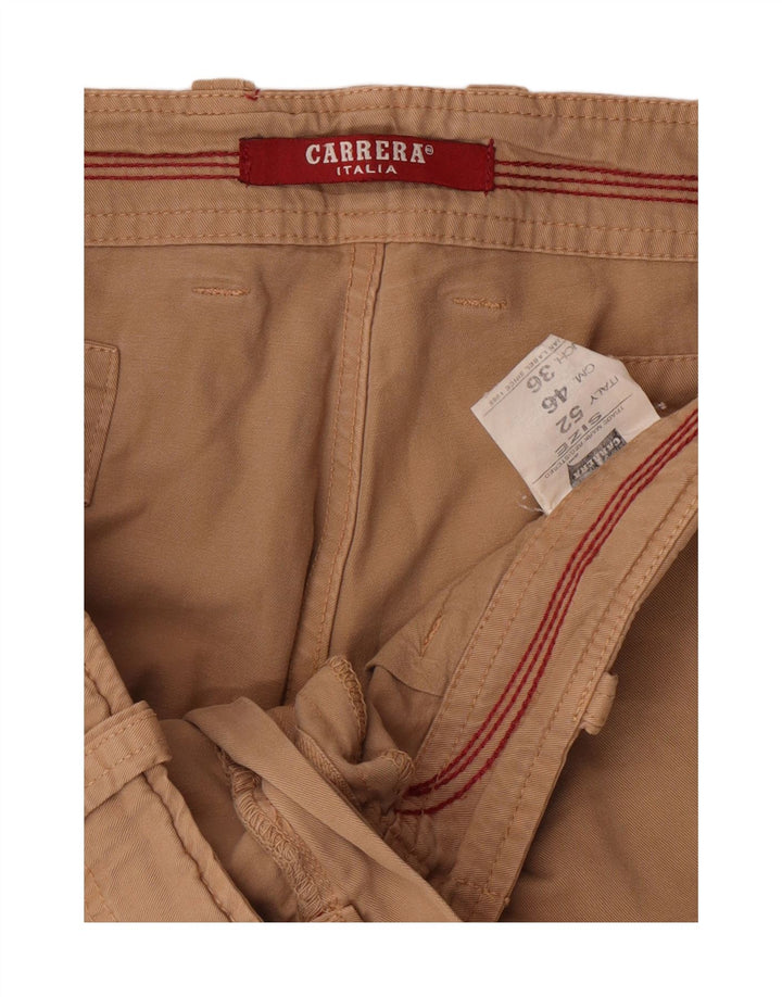 CARRERA Mens Cargo Shorts W36 Large  Beige Cotton Vintage Carrera and Second-Hand Carrera from Messina Hembry 