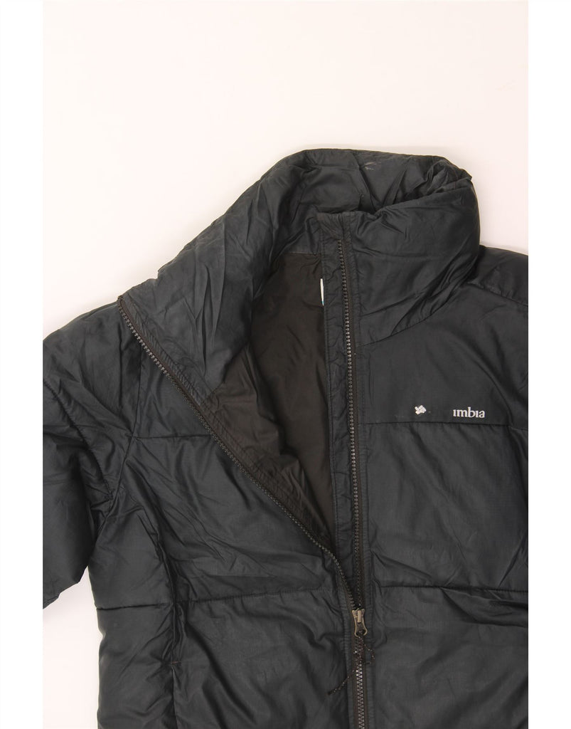 COLUMBIA Womens Padded Jacket UK 6 XS Black Polyester Vintage Columbia and Second-Hand Columbia from Messina Hembry 