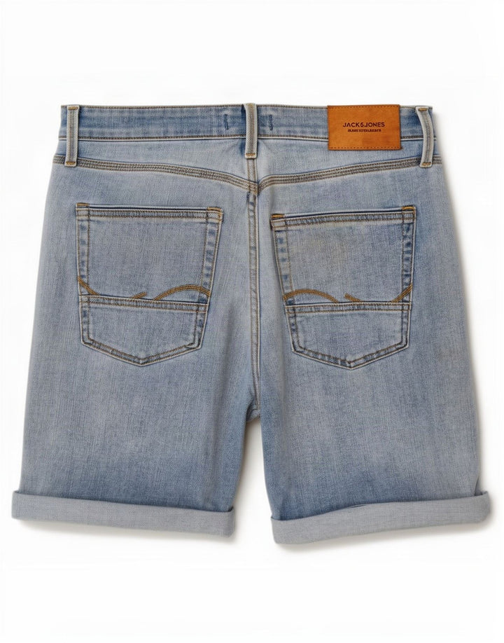 Jack & Jones Mens Denim Shorts Small W29 Blue Cotton