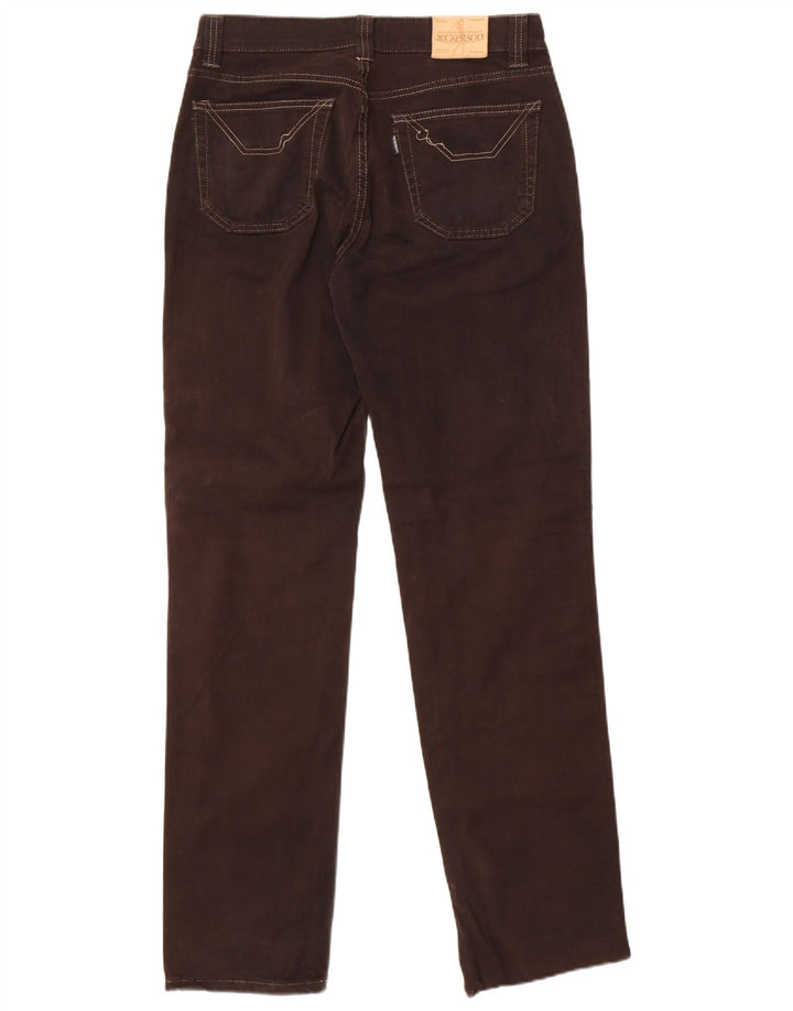 Jeckerson Mens Straight Jeans W31 L33 Black Cotton