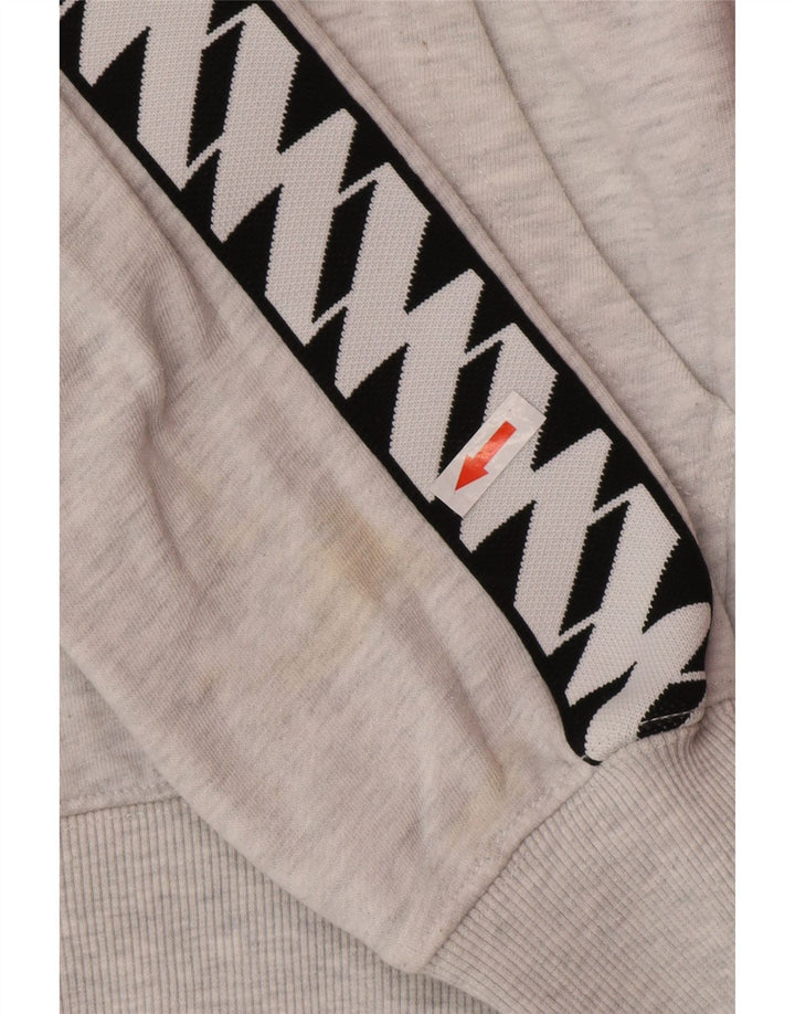 Superdry Mens Graphic Hoodie Jumper Small Grey Cotton