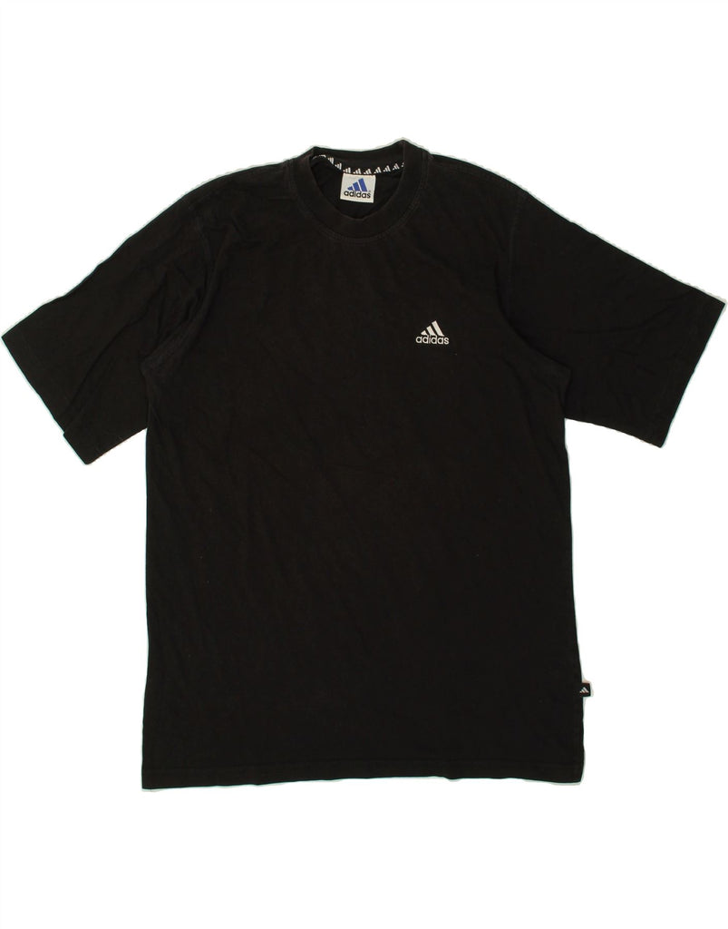 ADIDAS Mens T-Shirt Top Medium Black | Vintage Adidas | Thrift | Second-Hand Adidas | Used Clothing | Messina Hembry 