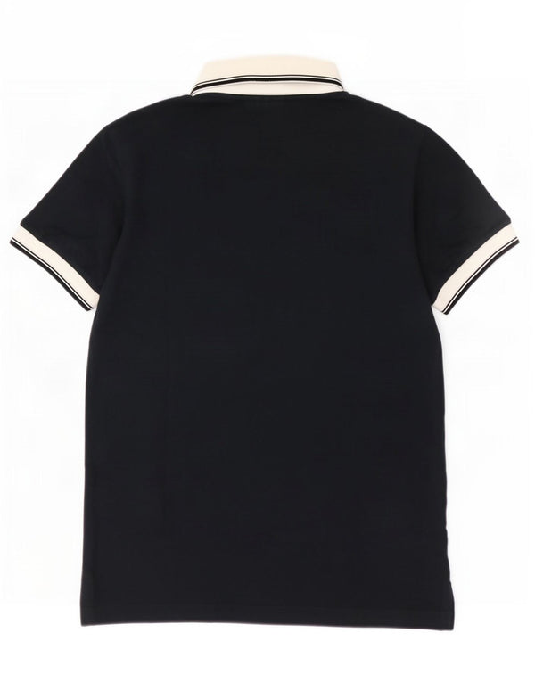AUSTRALIAN L'ALPINA Mens Polo Shirt IT 46 Small Navy Blue Cotton