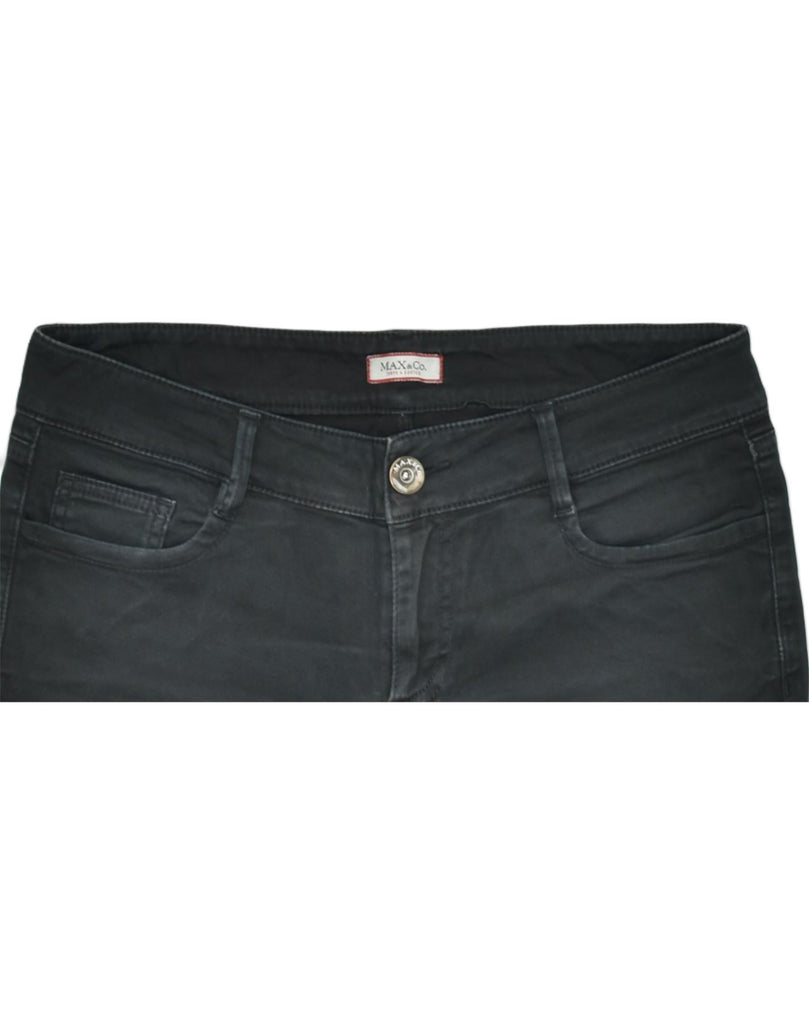 MAX & CO. Womens Slim Jeans W30 L34 Black Cotton | Vintage | Thrift | Second-Hand | Used Clothing | Messina Hembry 