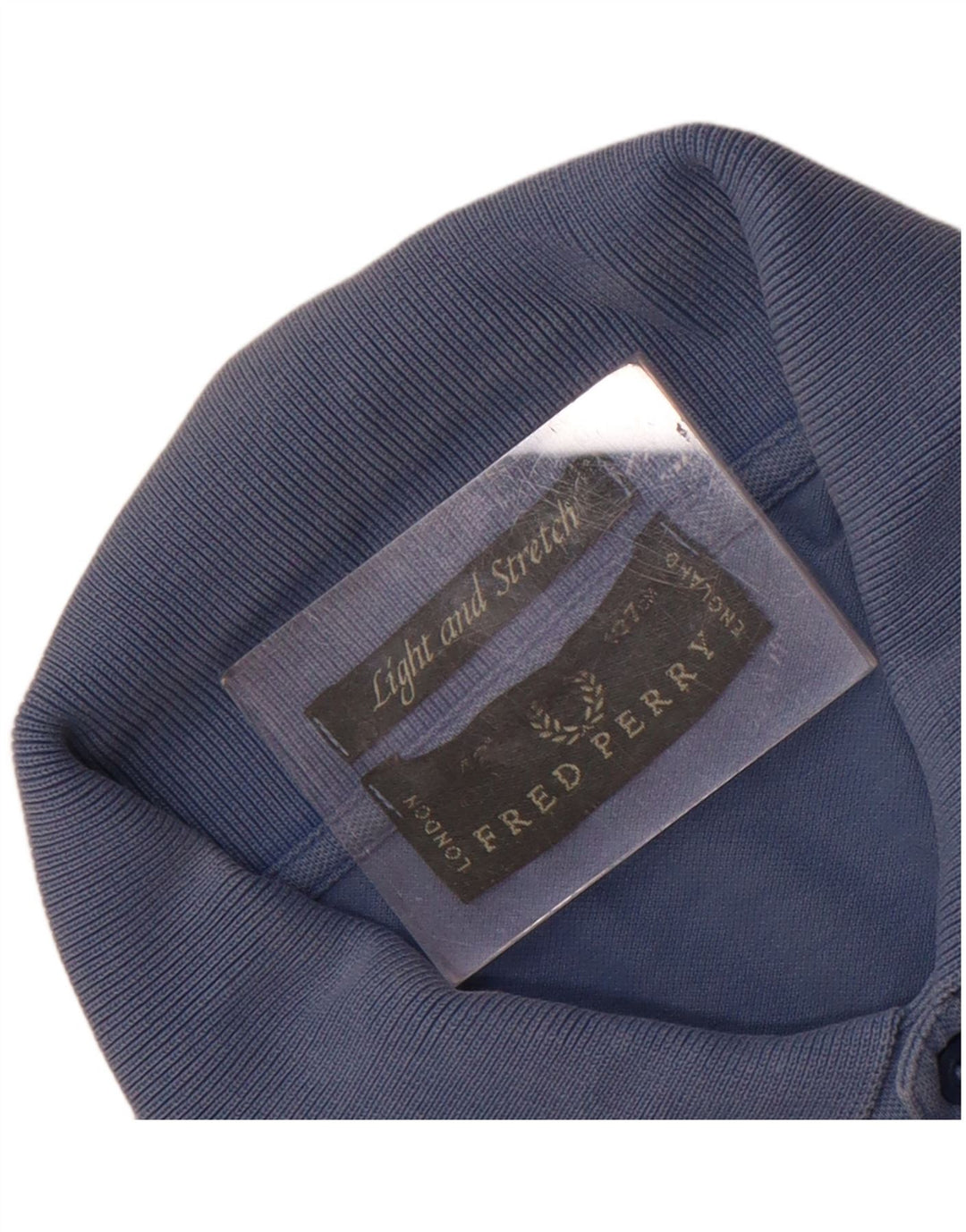 Fred Perry Mens Light and Stretch Polo Shirt Medium Blue