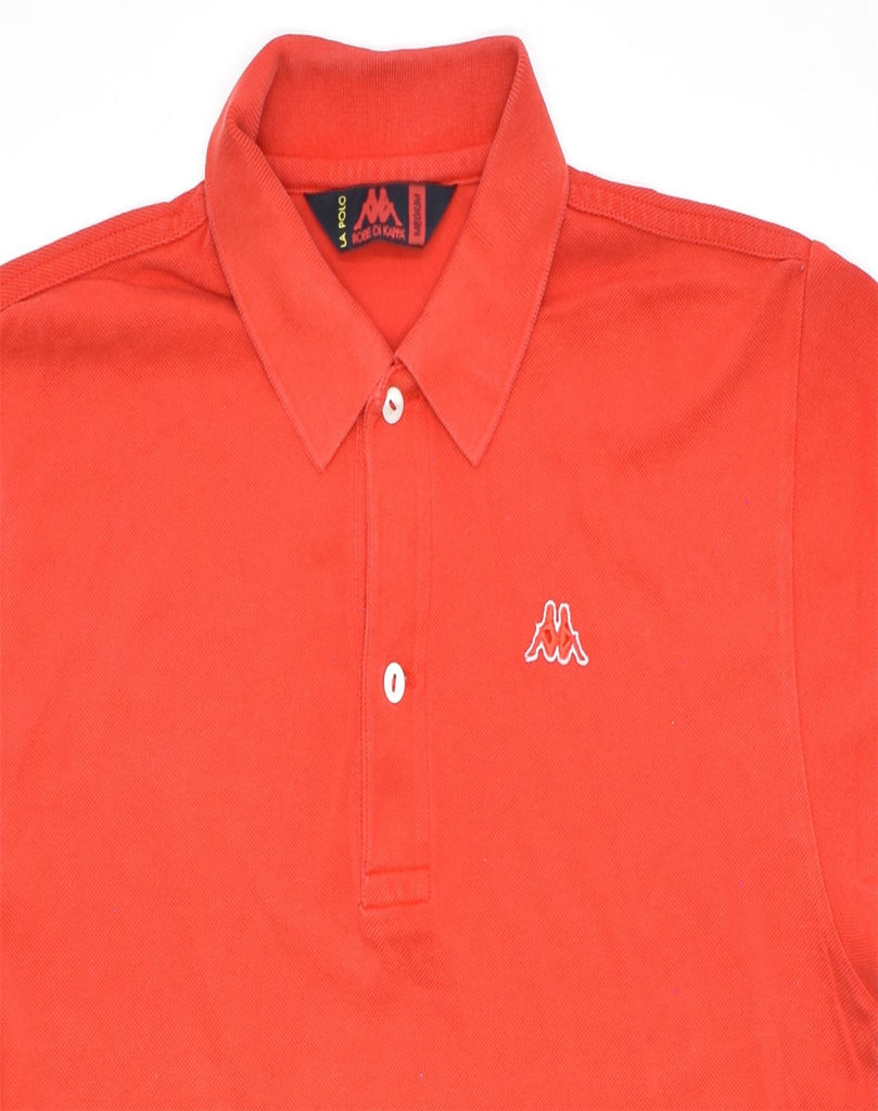 KAPPA Mens Polo Shirt Medium Red Cotton | Vintage | Thrift | Second-Hand | Used Clothing | Messina Hembry 