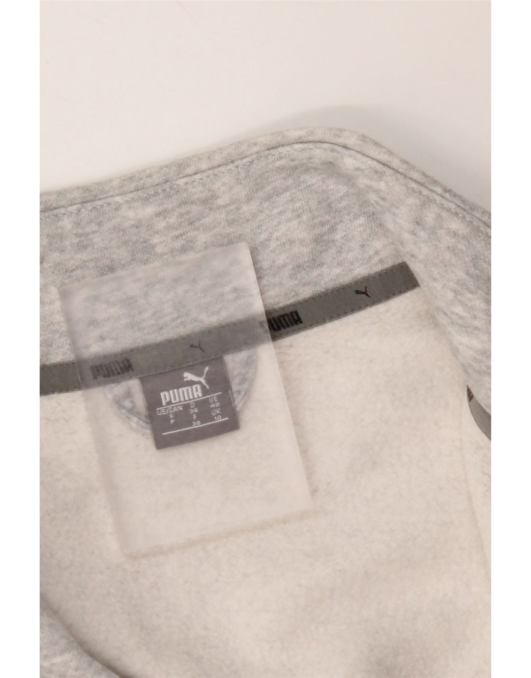 PUMA Womens Tracksuit Top Jacket UK 10 Small Grey