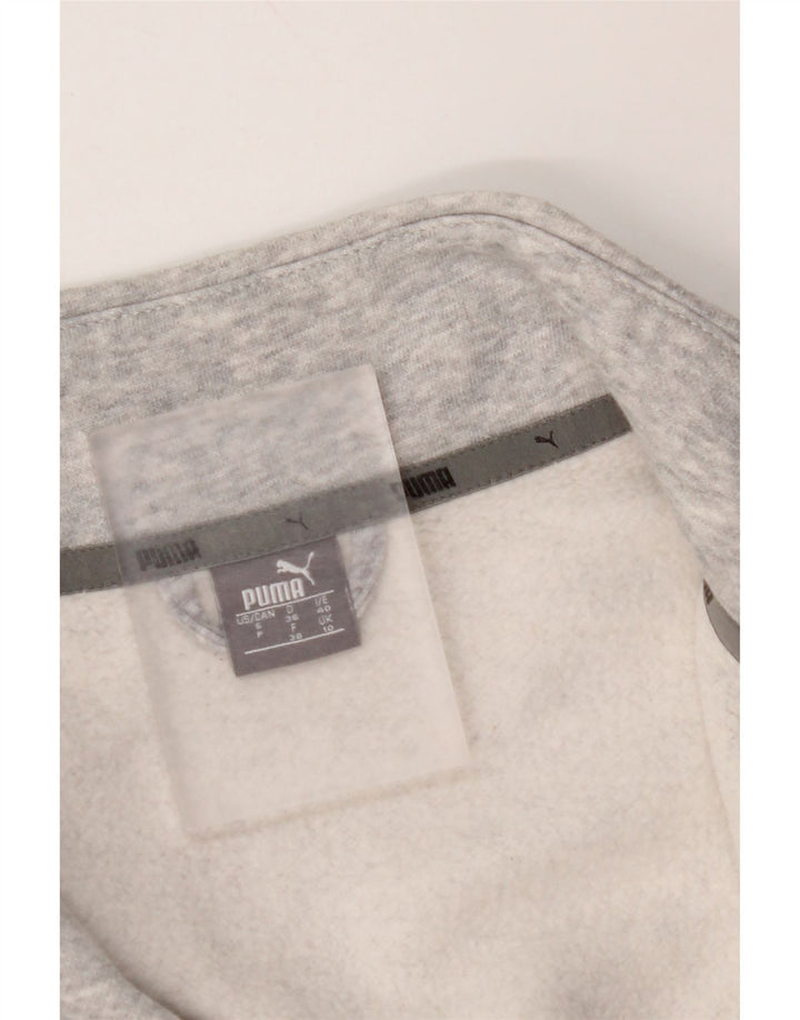 PUMA Womens Tracksuit Top Jacket UK 10 Small Grey