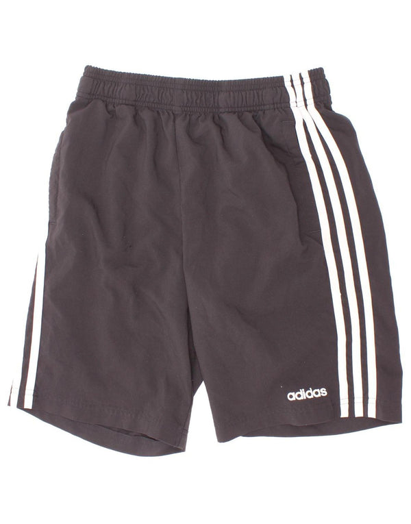 Adidas Boys Sport Shorts 13-14 Years Black Polyester
