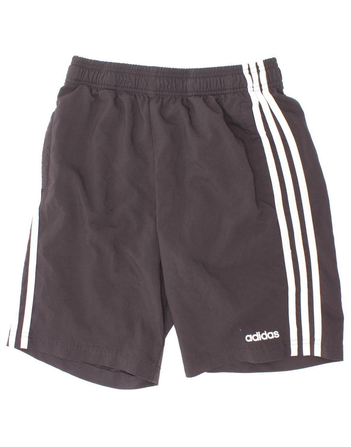 Adidas Boys Sport Shorts 13-14 Years Black Polyester
