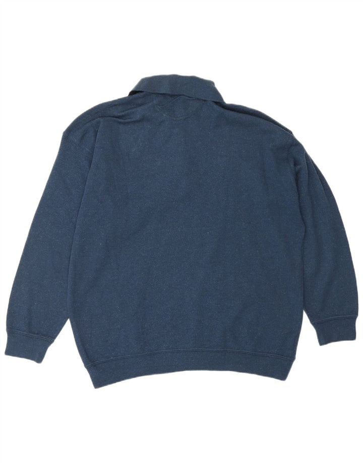 PAUL & SHARK Mens Yachting Polo Shirt XL Navy Blue Wool