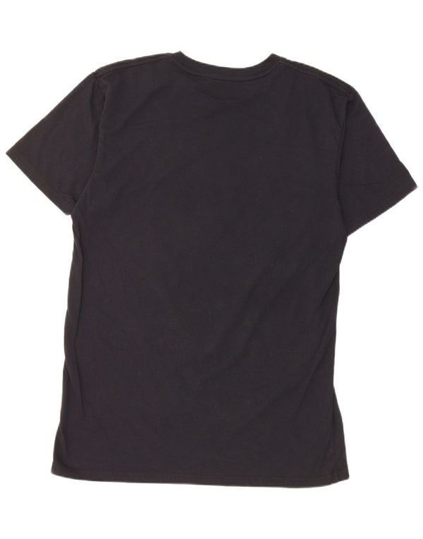 Hard Rock Cafe Mens Krakow Graphic T-Shirt Top Medium Black Cotton