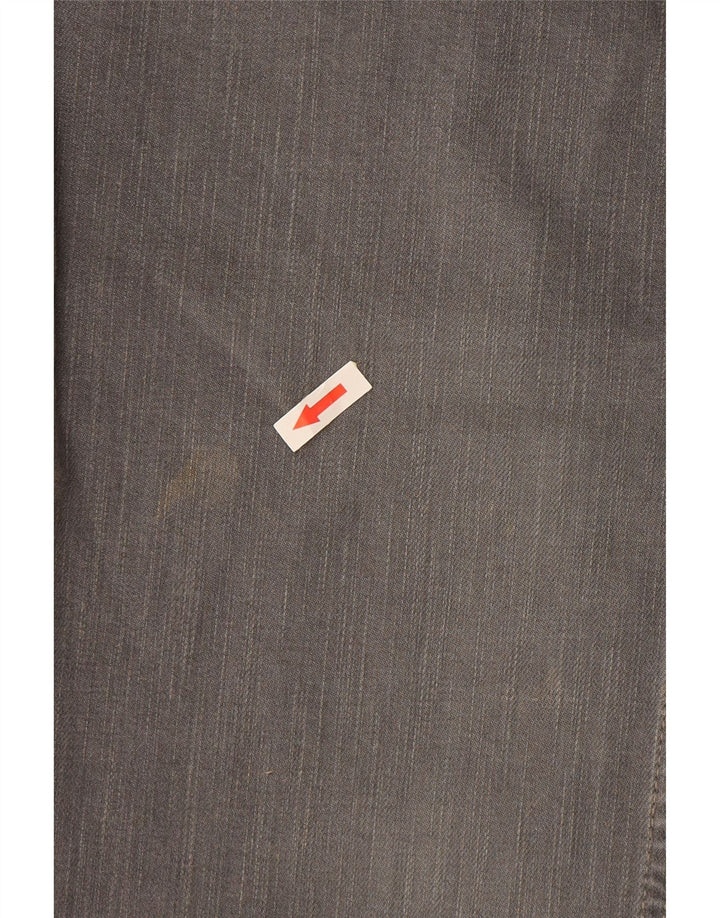 Wrangler Mens Texas Stretch Straight Jeans W33 L36 Grey Cotton