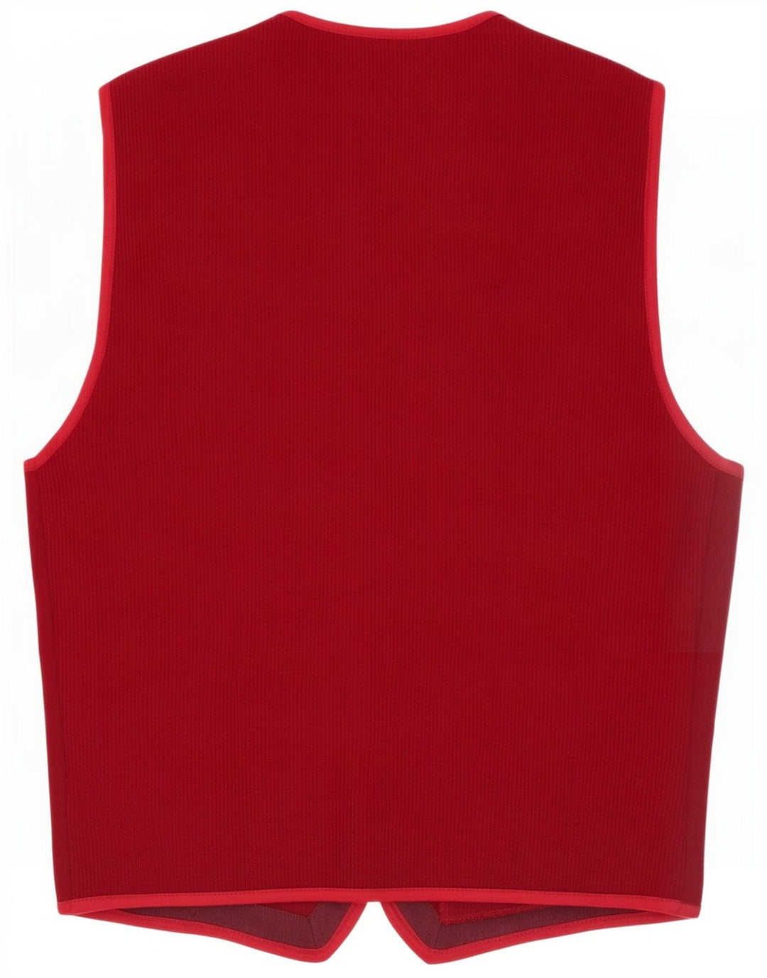 Vintage Mens Waistcoat Medium Burgundy