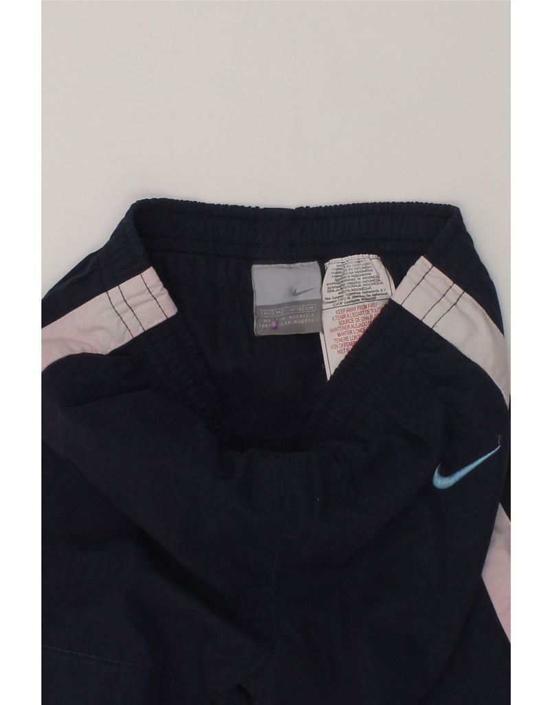 NIKE Baby Boys Tracksuit Trousers 9-12 Months Navy Blue Polyester | Vintage Nike | Thrift | Second-Hand Nike | Used Clothing | Messina Hembry 