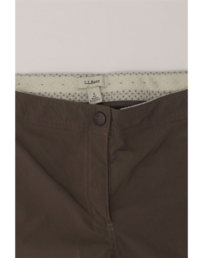 L.L.BEAN Womens Cargo Shorts US 8 Medium W30  Brown Nylon | Vintage L.L.Bean | Thrift | Second-Hand L.L.Bean | Used Clothing | Messina Hembry 