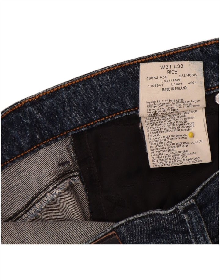 Lee Womens Rice Slim Jeans W31 L30 Blue Cotton