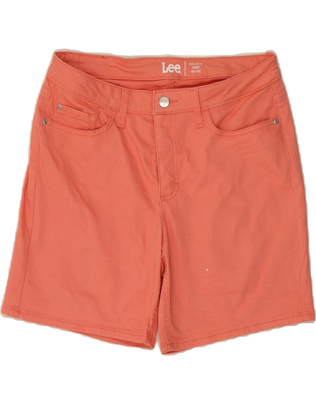 LEE Womens Mid Rise Regular Fit Casual Shorts W32 Large  Pink Vintage Lee and Second-Hand Lee from Messina Hembry 