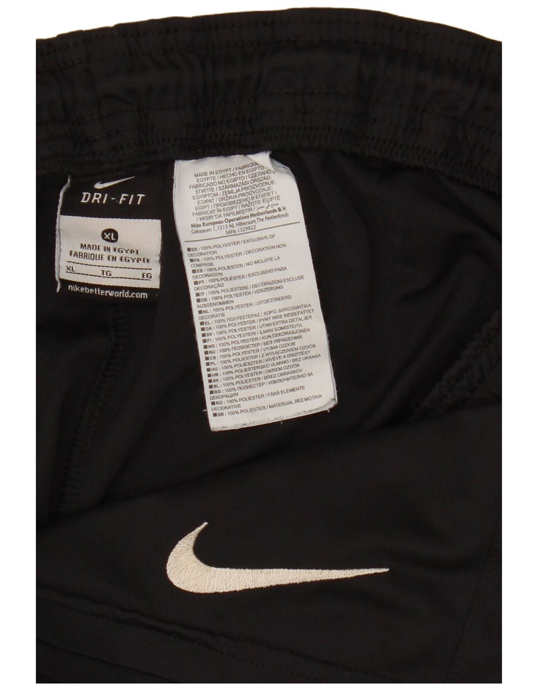 Nike Mens Dri Fit Sport Shorts XL Black Polyester