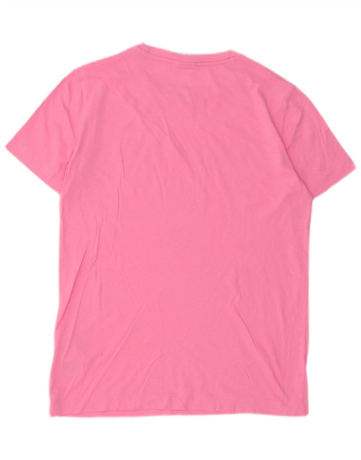 Champion Mens Graphic T-Shirt Top Small Pink Cotton
