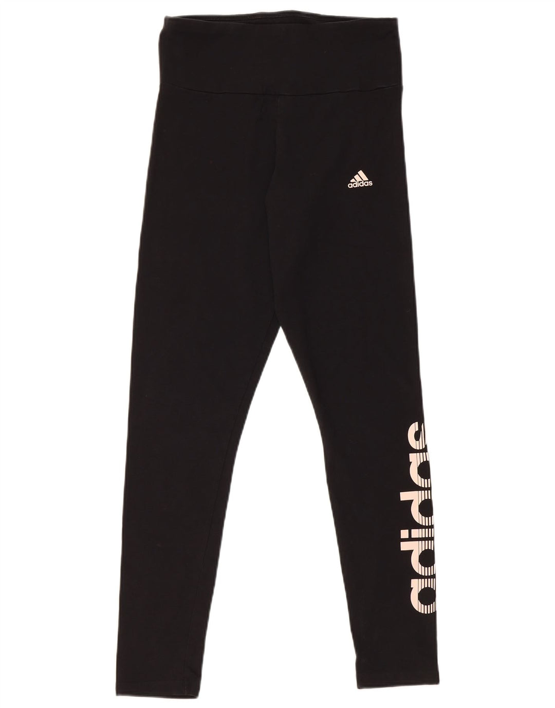 Adidas Womens Graphic Leggings UK 8/10 Small  Black