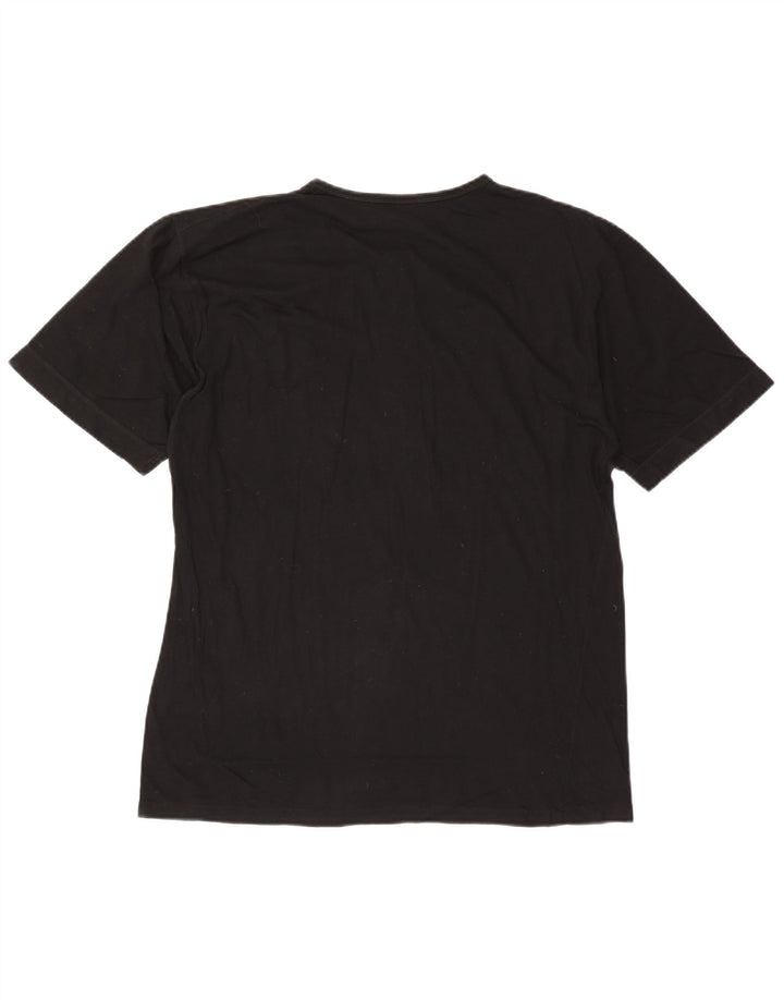 Fila Womens T-Shirt Top UK 14 Large Black