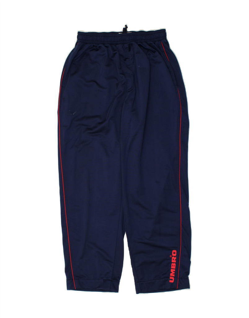 UMBRO Mens Tracksuit Trousers Large Navy Blue Polyester Vintage Umbro and Second-Hand Umbro from Messina Hembry 